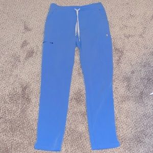 Figs Ceil Blue Yola Skinny Scrub Pants Small